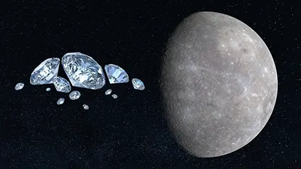 В надрах Меркурія можуть бути значні поклади алмазів — відкриття вчених