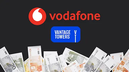 Vodafone продала пакет акцій Vantage Towers, щоб погасити борги