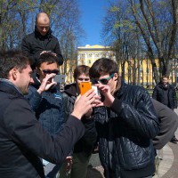 Bitcoin пришел в киевский сквер