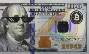 Банкноту $100 превратили в Bitcoin-кошелек