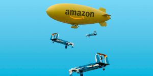 Amazon запатентовал летающие склады