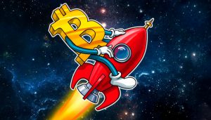 Обвал китайских акций гонит цену на биткоин вверх