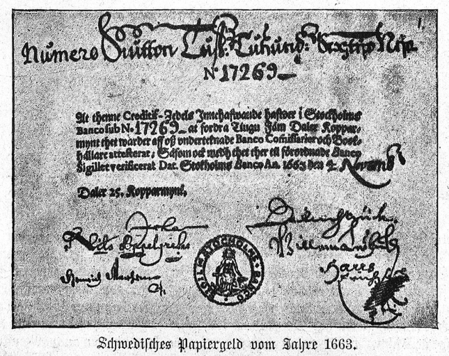 Швеция 1663 (далер)
