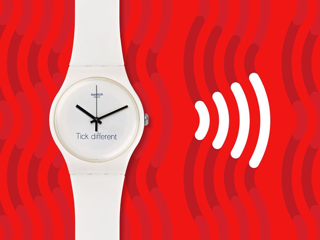 Swatch часы для бесконтактных платежей