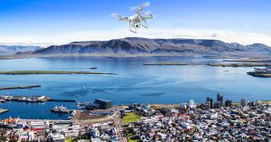 В европейском городе заработала доставка на дронах