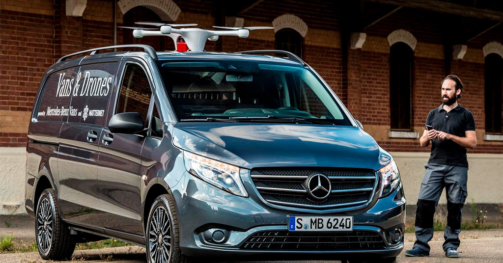Mercedes-Benz доставка дронами