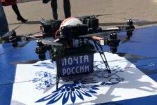 Дрон Почты России разбился при первом же запуске – видео