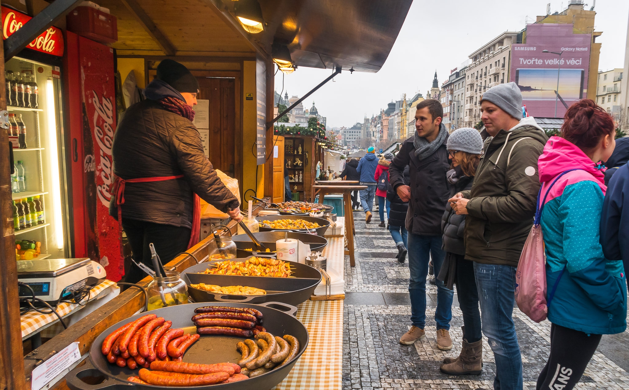Уличная еда Прага
