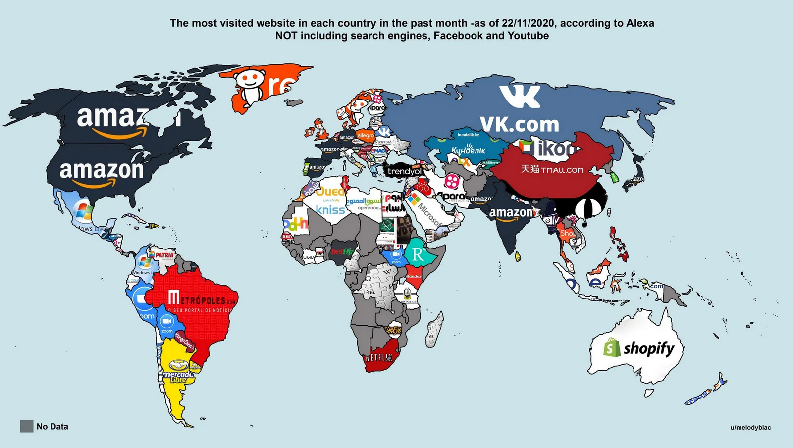 Наиболее посещаемые сайты в разных странах мира: украинцы оказались самыми любознательными - рис. 1