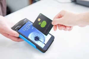 А-Банк установил свой первый платежный POS-терминал