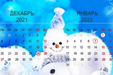Новий рік та Різдво 2022: календар вихідних днів