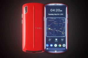 Компанія Tesla представила свій перший смартфон – Tesla Phone