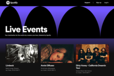 Spotify запустила свой сайт по продаже билетов на живые концерты