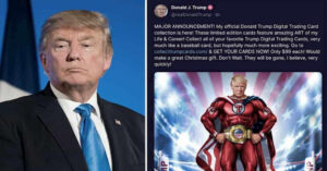 Дональд Трамп представил собственную NFT-коллекцию на блокчейне Polygon