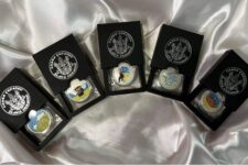 Ощадбанк выпустил серию серебряных монет с патриотическими сюжетами