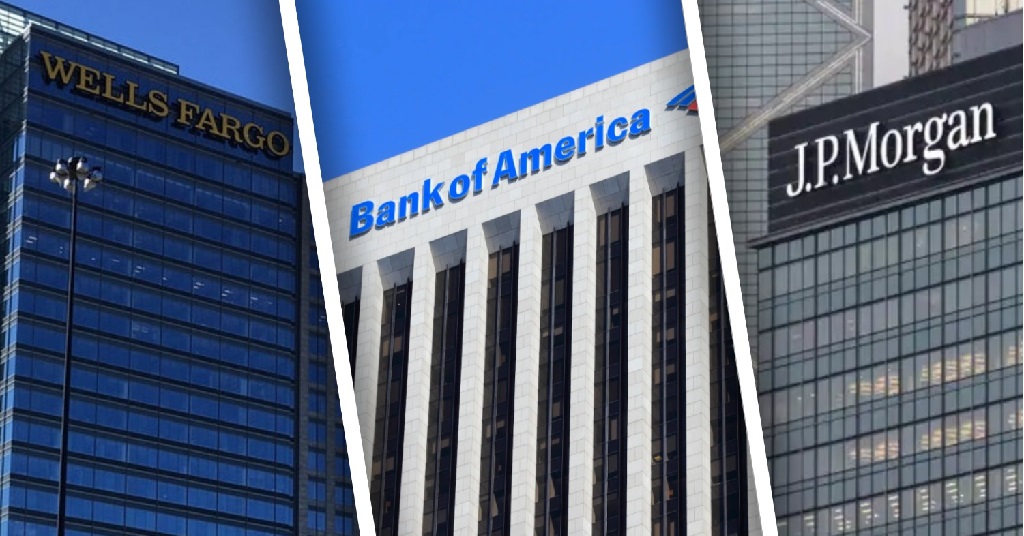 Wells Fargo, JPMorgan Chase и Bank of America 