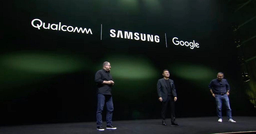 Samsung’s TM Roh, Qualcomm’s Cristiano Amon, and Google’s Hiroshi Lockheimer 
