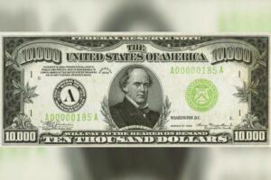 Купюру в $10 000 продали на аукціоні у США: за скільки