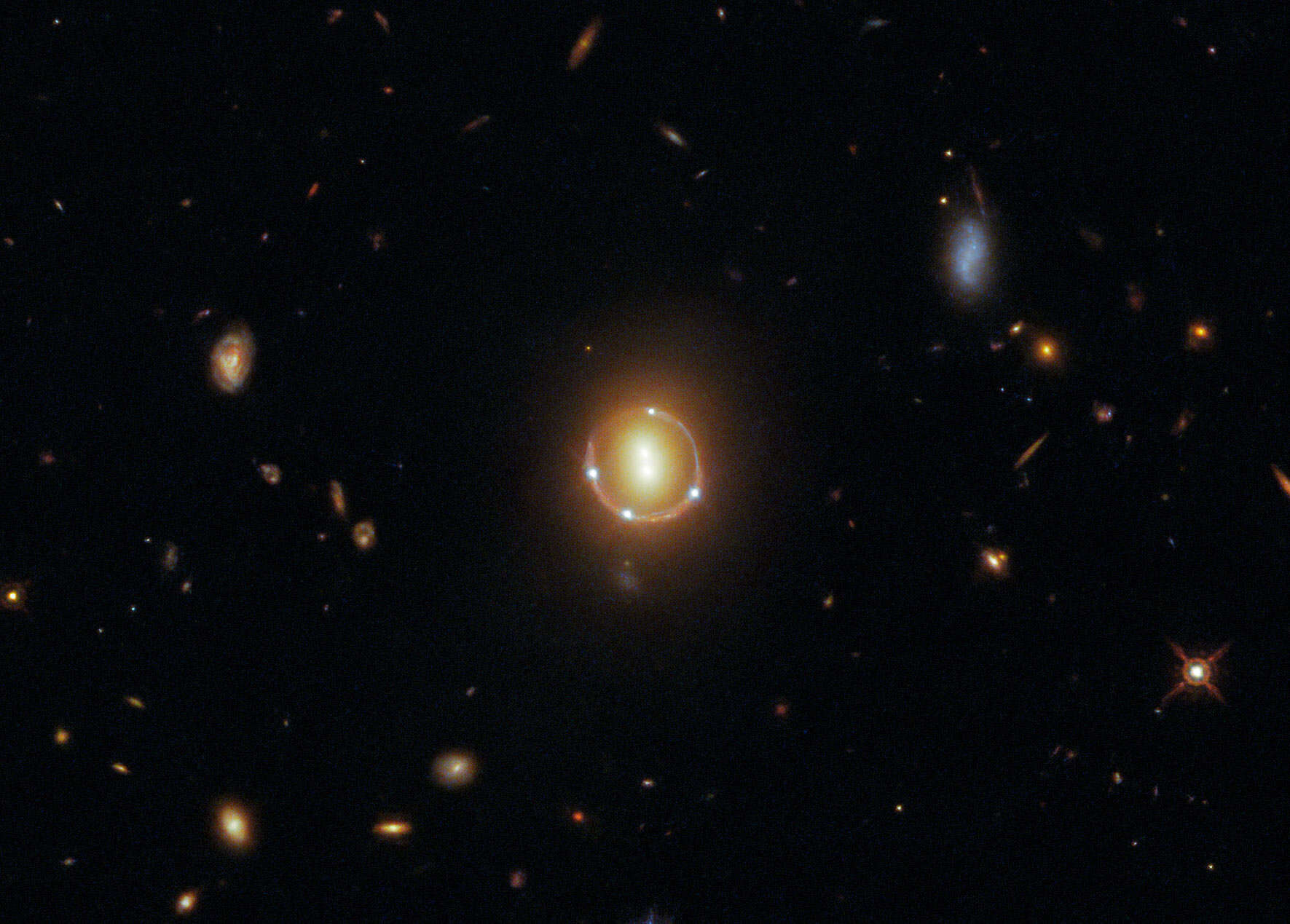 Как выглядит квазар (quasar 2M1310–1714)