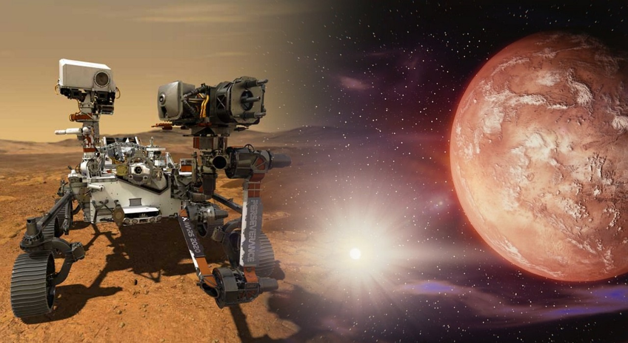 Mars, Perseverance rover, Sun 