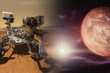 NASA обнародовало фото голубого заката солнца с Марса
