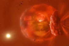 Астрономы зафиксировали столкновение двух гигантских планет