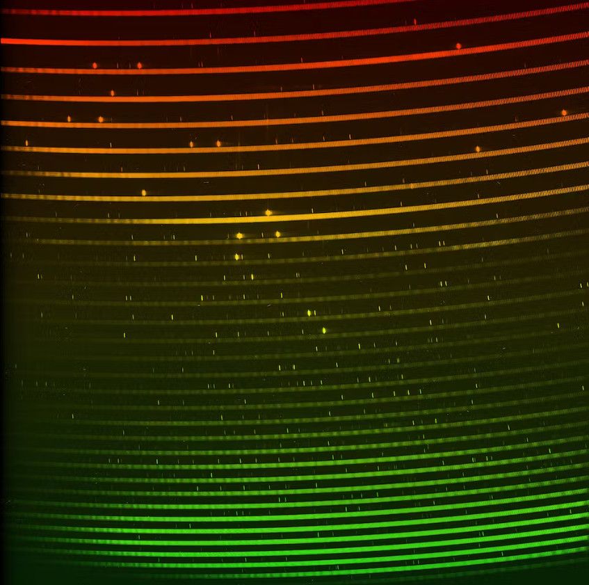 Зображення на спектрографі Великого південноафриканського телескопа. Руді Кун (SALT) / Деррік Рейд (Університет Геріот-Ватт).