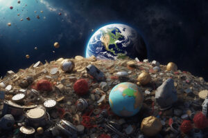 Вчені змогли почути радіошум від зіткнення космічного сміття