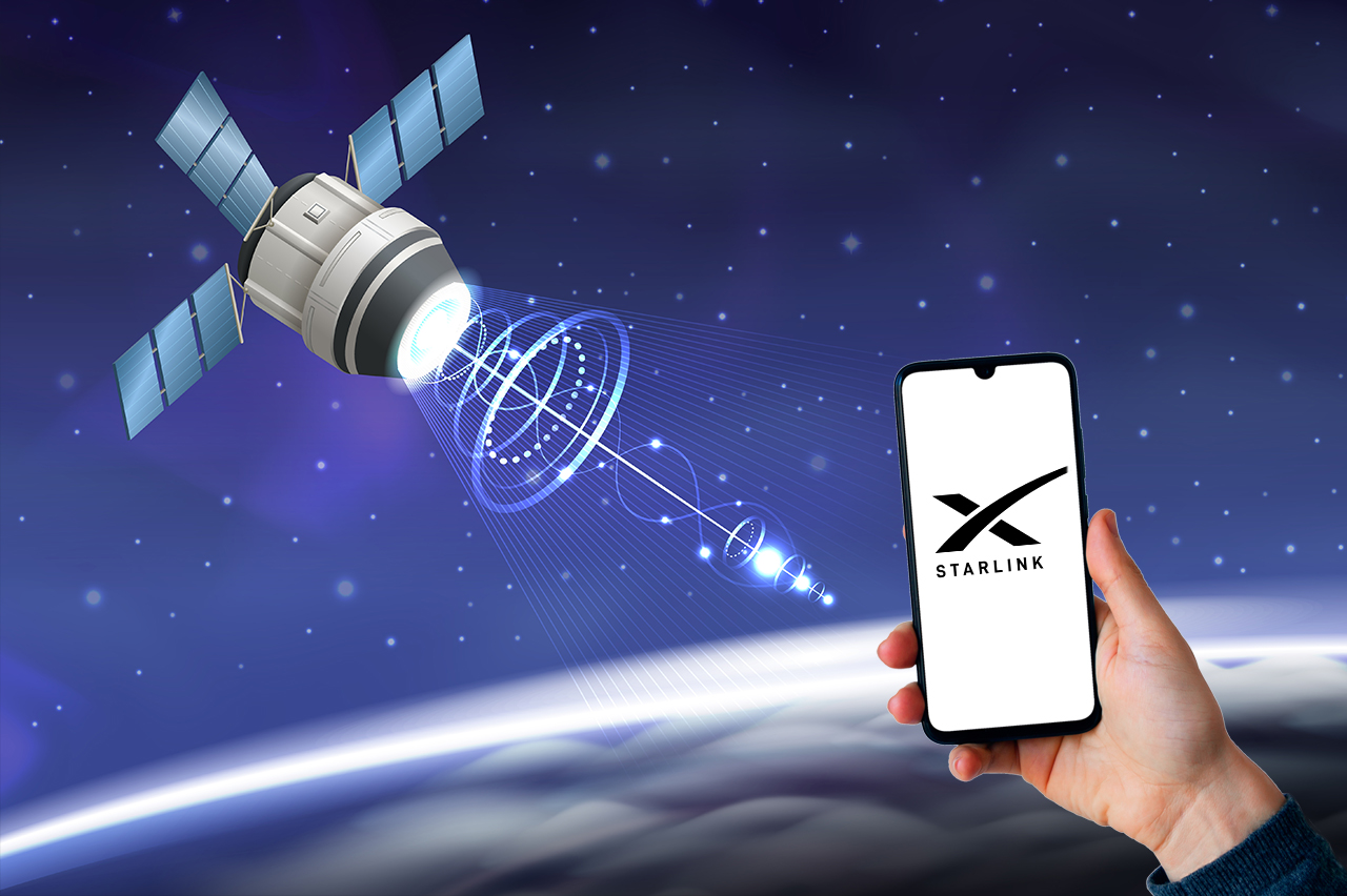 Как работает подключение Starlink к смартфонам — SpaceX