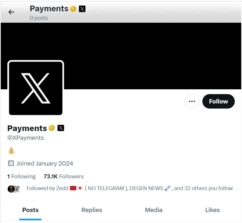 X Payments. Source: X