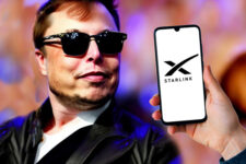 Ілон Маск показав роботу Starlink через смартфон без спецобладнання