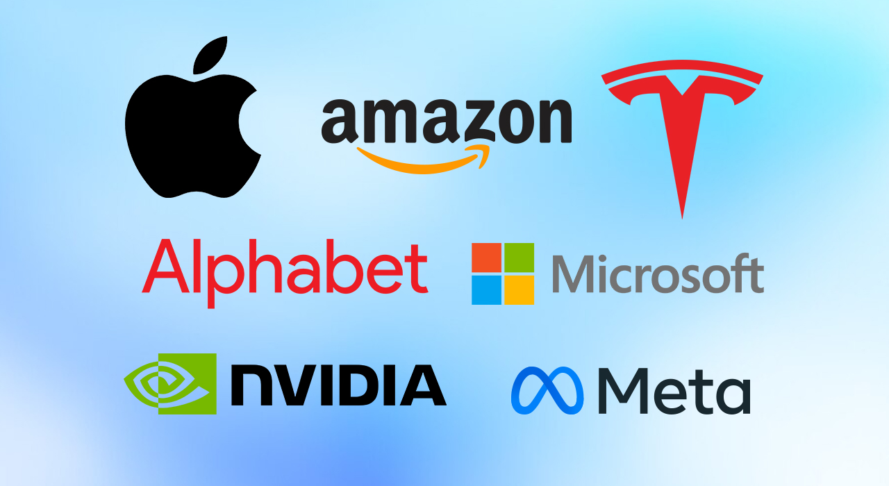 Apple, Amazon, Alphabet, Meta, Microsoft, Nvidia, Tesla