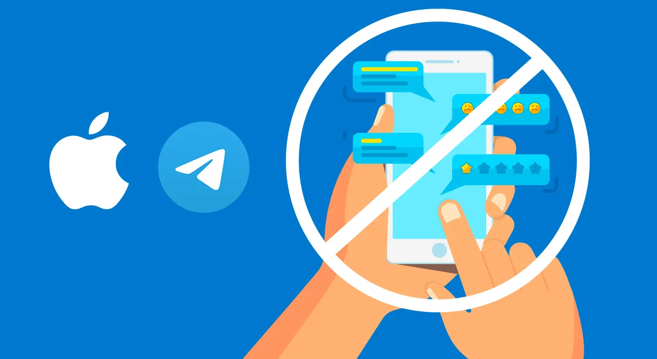 Apple просить Telegram заблокувати низку каналів для українців