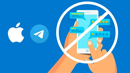 Apple просить Telegram заблокувати низку каналів для українців
