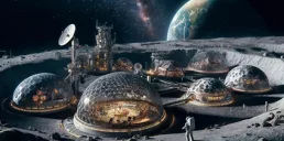 Назван материал, из которого построят инфраструктуру на Луне