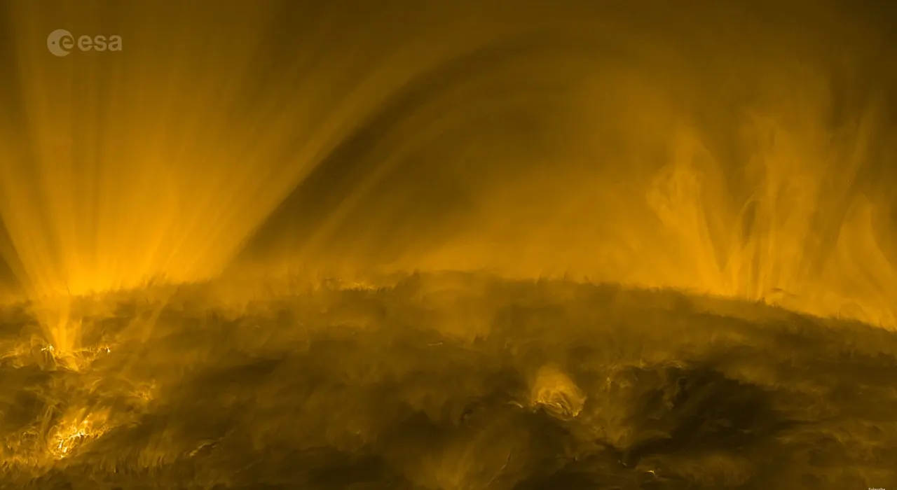 Как выглядит Солнце вблизи: ESA опубликовало видео