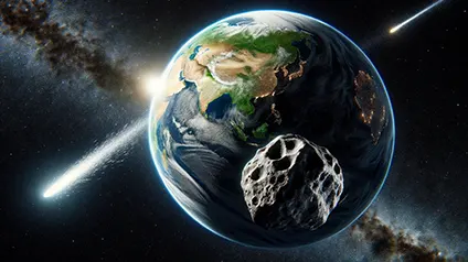 К Земле летит стометровый астероид: угрожает ли планете