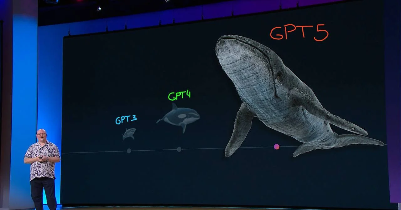 Анонс GPT-5 на презентации Microsoft