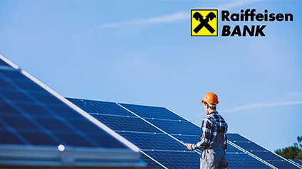 Райффайзен Банк профинансирует установку солнечных панелей бизнесу
