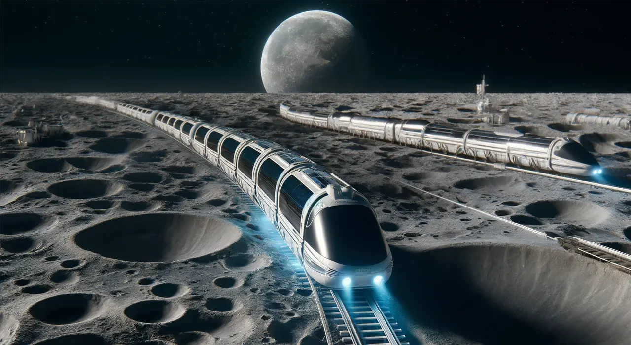 NASA створить на Місяці залізницю з потягами, що левітують