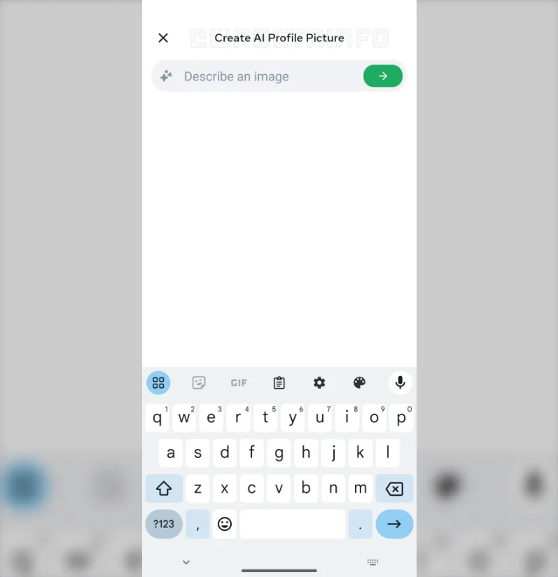 Скриншот новой ИИ-функции в WhatsApp