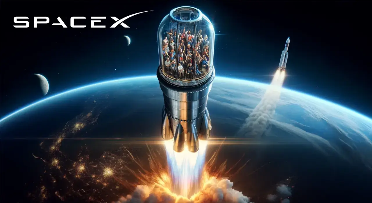 SpaceX відкрила бронювання місць для польотів у космос