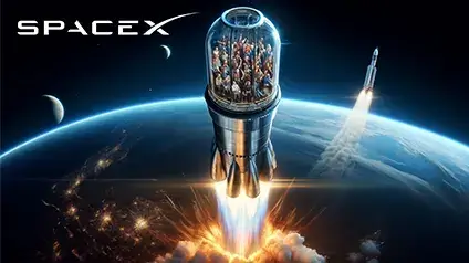 SpaceX открыла бронирование мест для полетов в космос