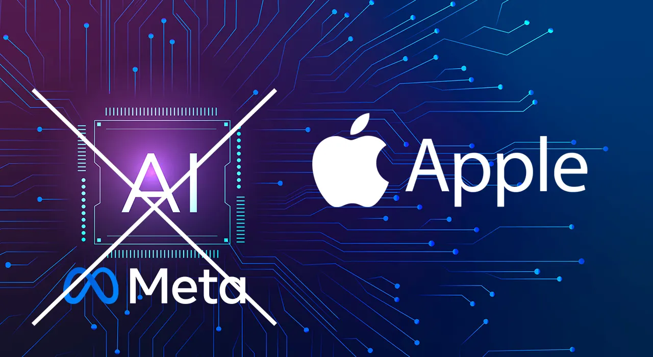 Apple відмовилась використовувати ШІ-моделі Meta