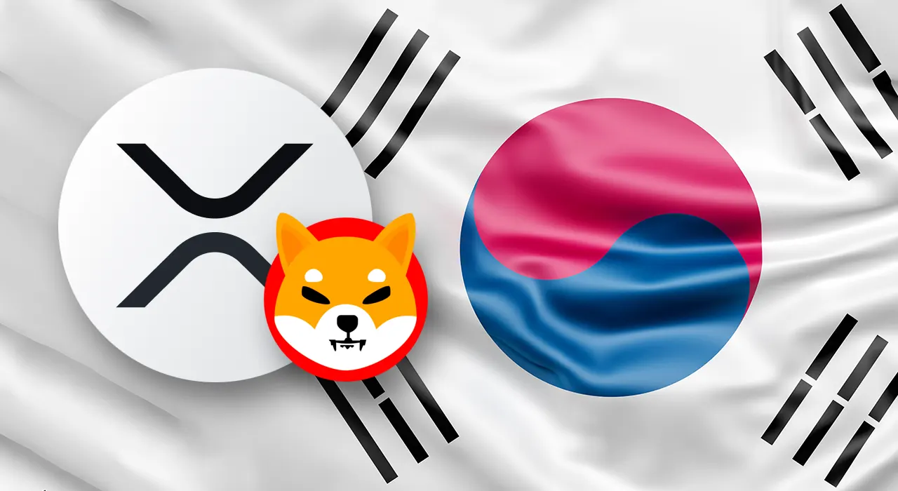 XRP та SHIB перевершили Біткоїн за ключовими показниками в Південній Кореї