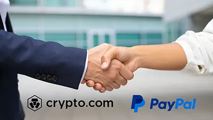 Криптоплатформа Crypto.com оголосила про партнерство з PayPal