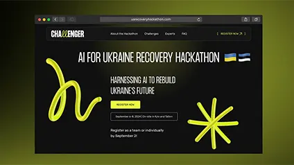 Українські стартапи запрошують на хакатон AI for Ukraine Recovery