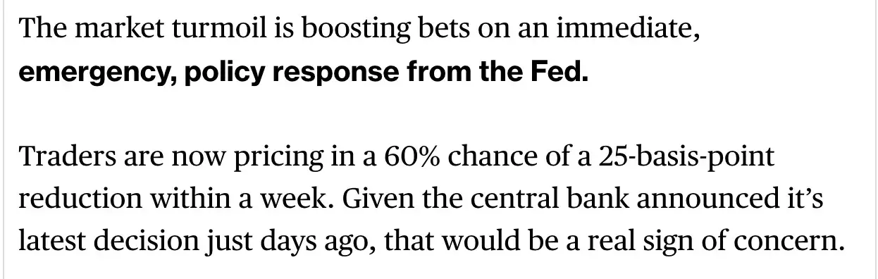 ФРС может экстренно снизить ставку уже на этой неделе — Bloomberg