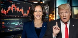 Ціна Біткоїна та деяких мемкоїнів впала після дебатів Трампа та Гарріс