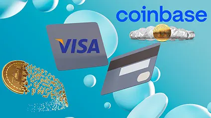 Visa та Coinbase запустять миттєві криптоплатежі за допомогою карток